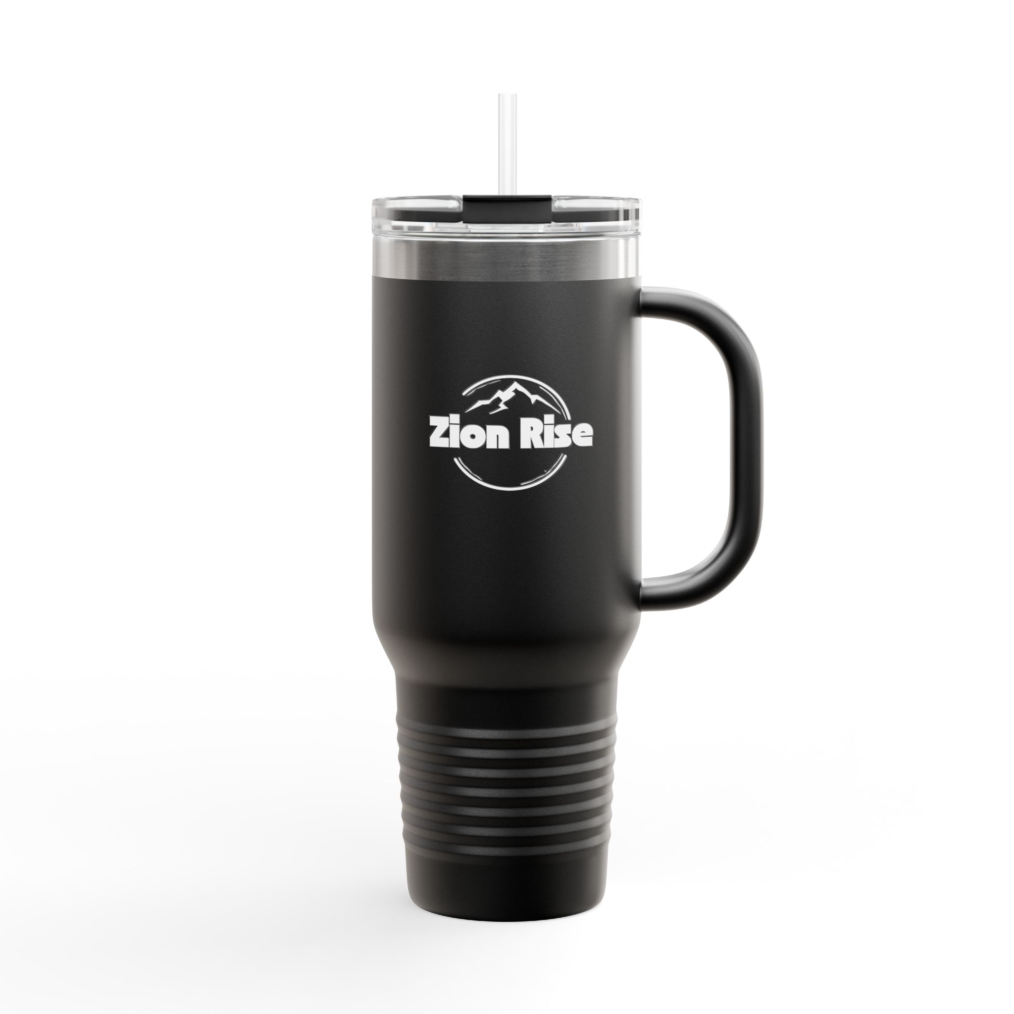 Zion Rise Logo 40oz Travel Mug | Insulated Tumbler with Handle - Image 2