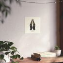 Pray Without Ceasing Matte Poster — 1 Thessalonians 5:17 Prayer Hands Wall Art