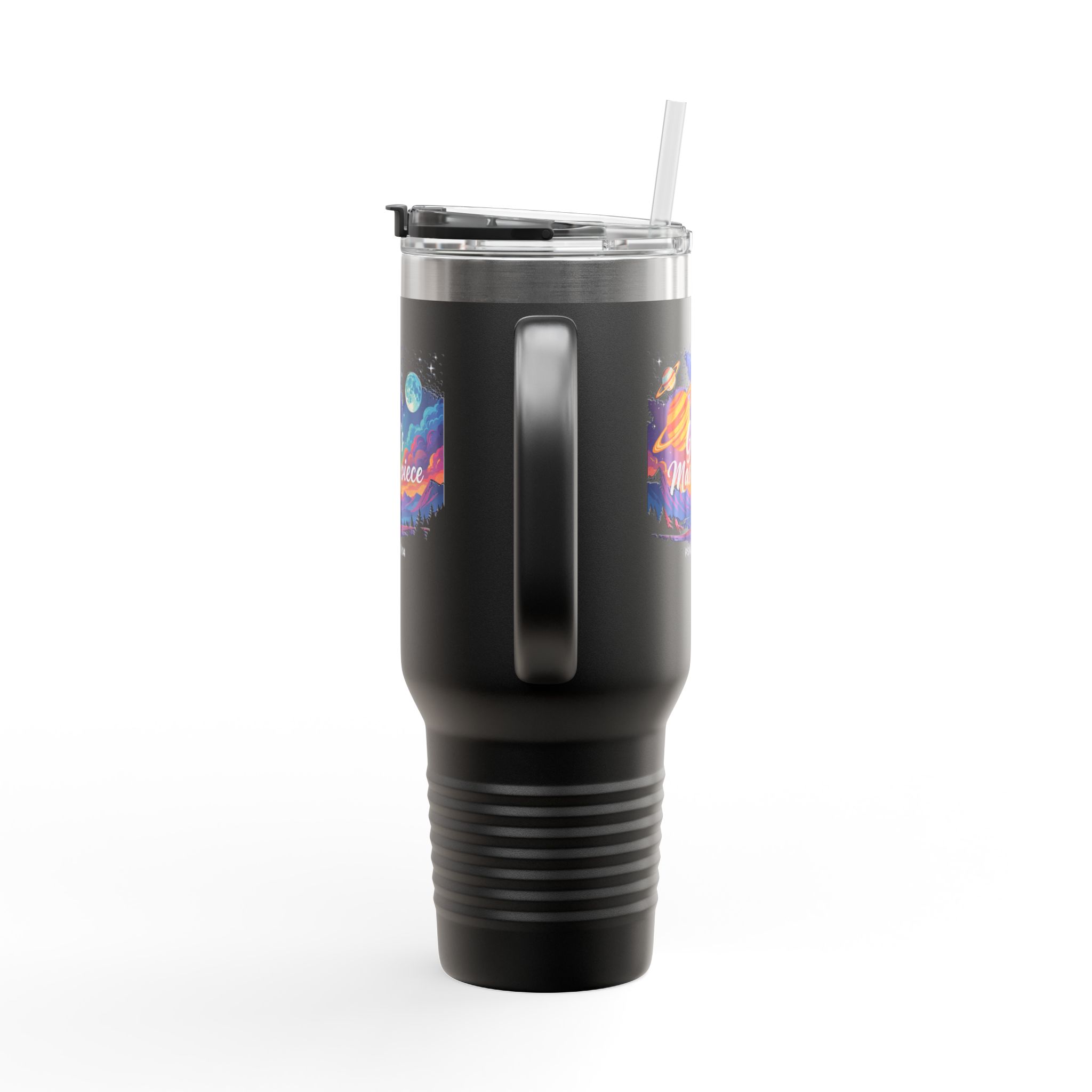 God's Masterpiece Space Design 40oz Travel Mug | Insulated Tumbler - Image 5