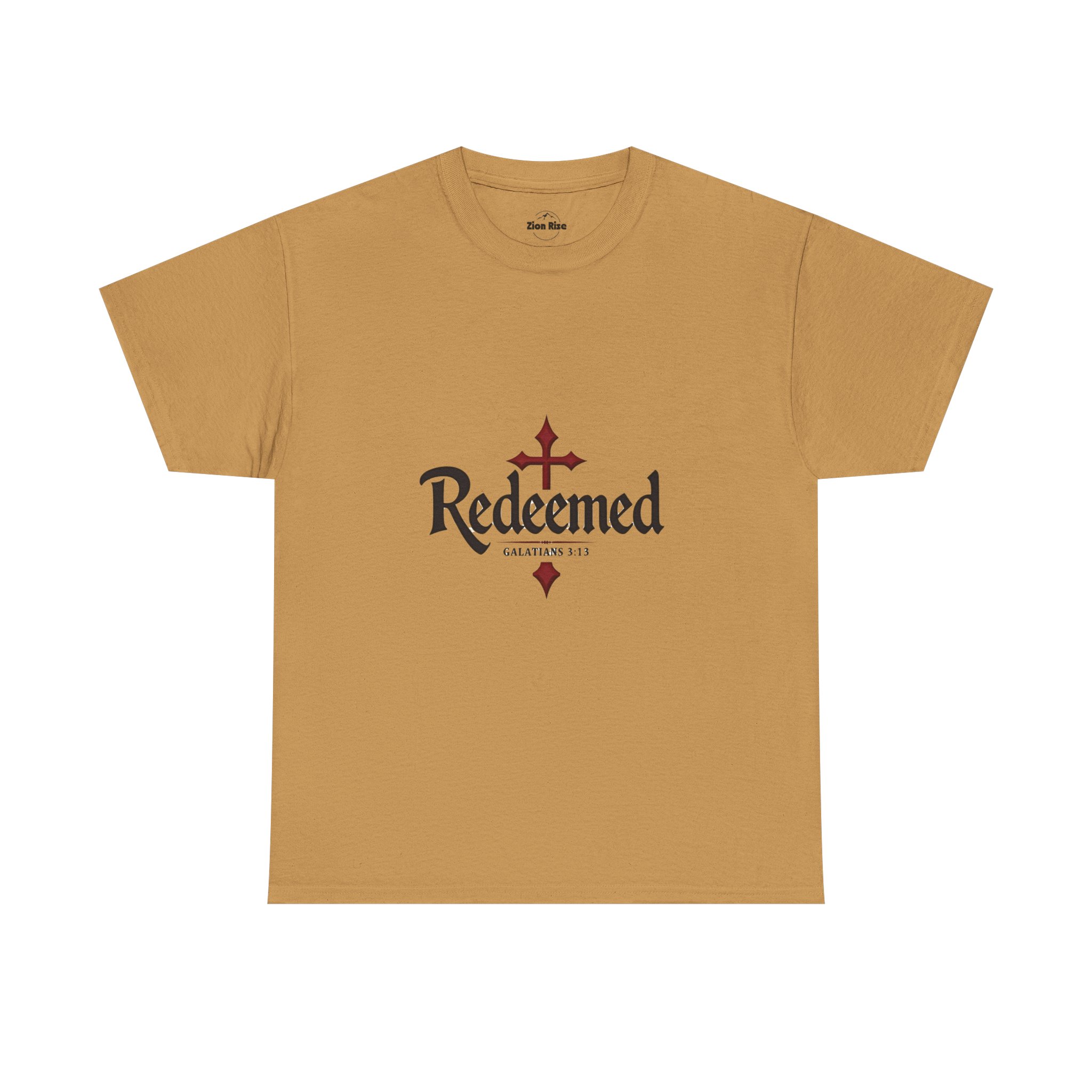Christian, Faith Inspired, Redeemed, Unisex Heavy Cotton Tee - Image 8
