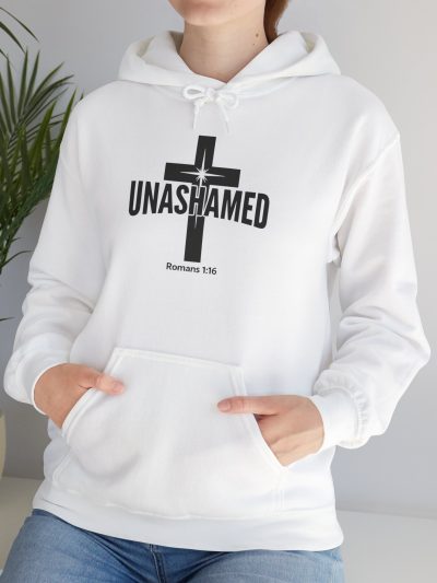 Faith Inspired, Unashamed, Unisex Heavy Blend™ Hooded Sweatshirt