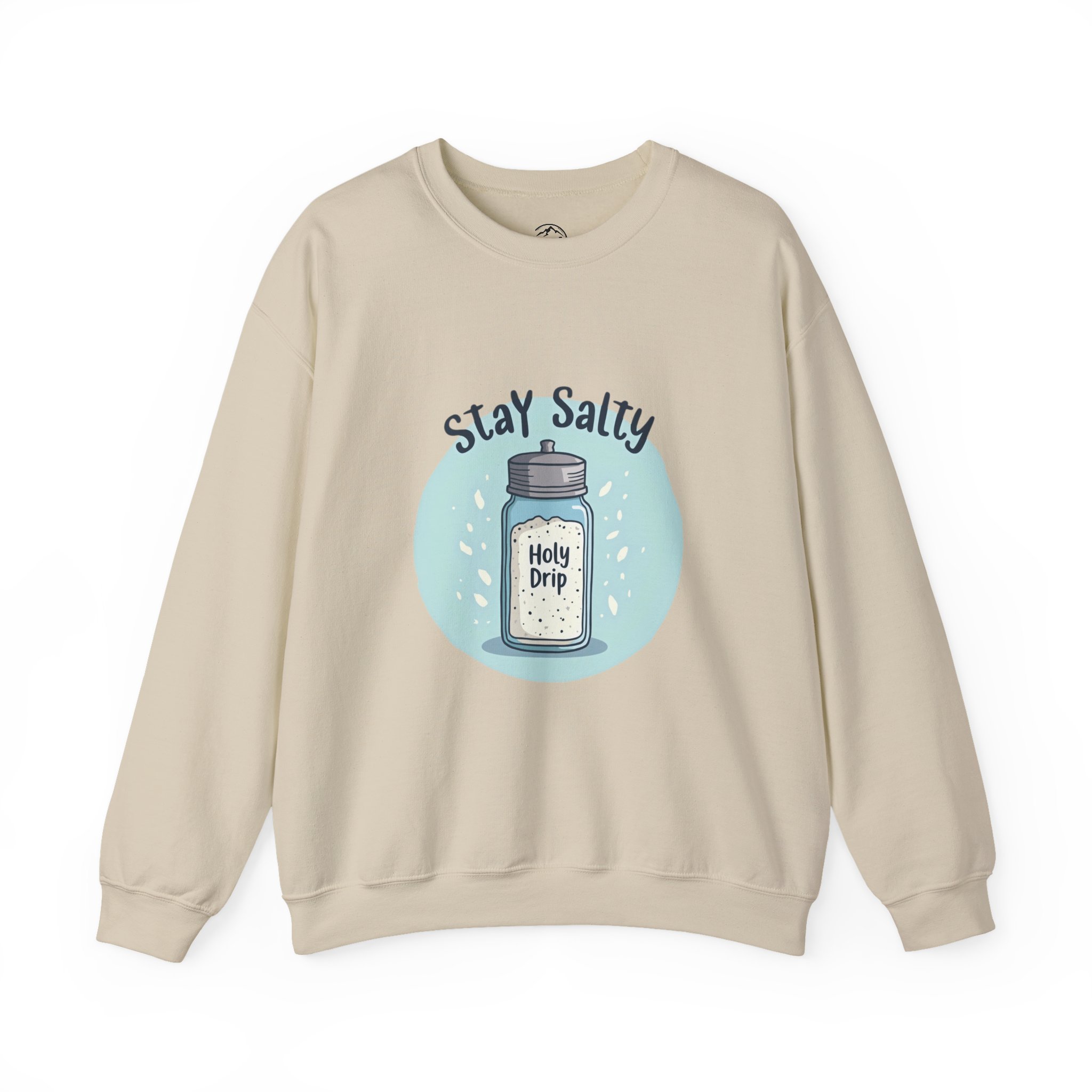 Stay Salty Unisex Crewneck Sweatshirt, Funny Sweatshirt, Gift for Sea Lovers, Casual Wear, Summer Vibes - Image 3
