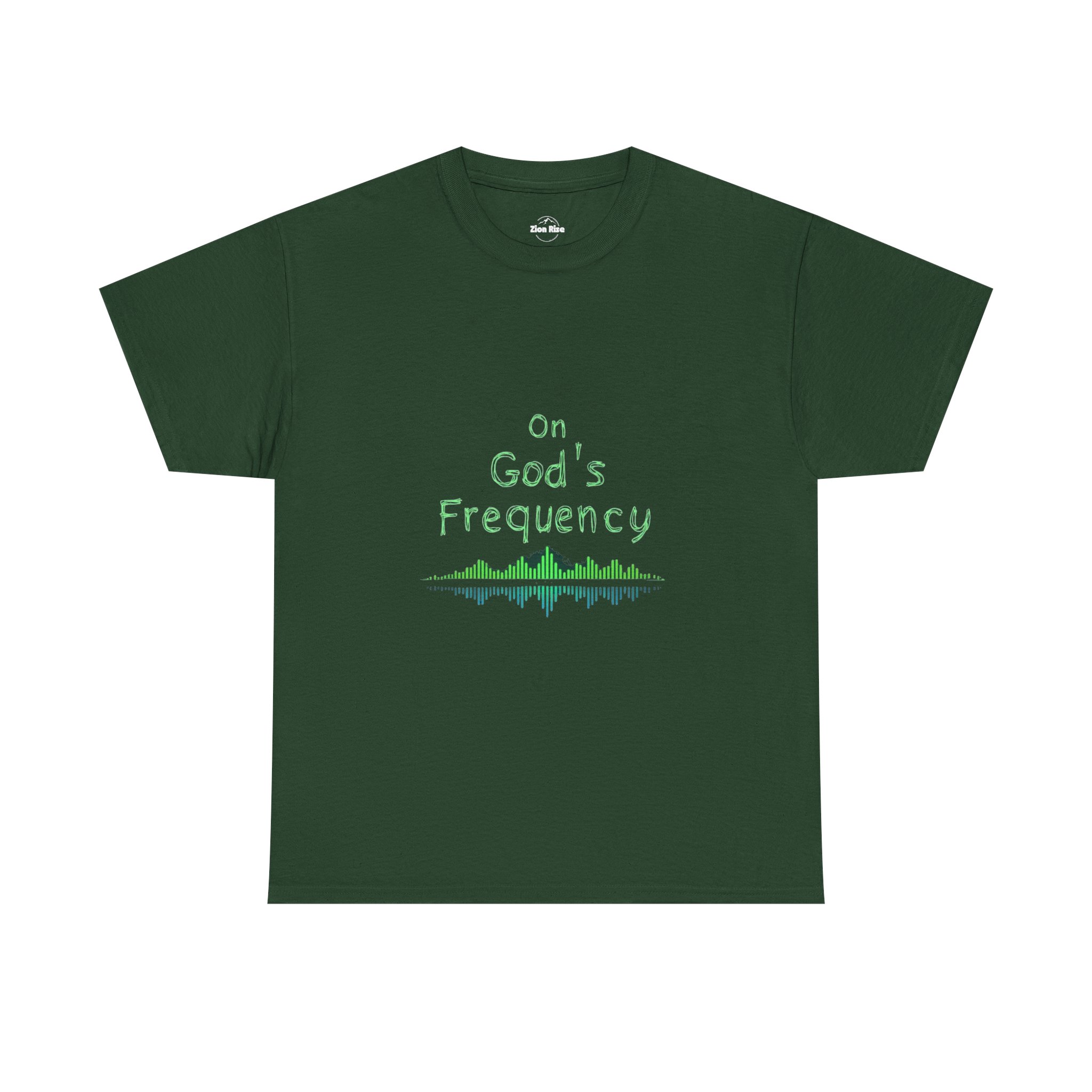 On God's Frequency Unisex Heavy Cotton Tee | Spiritual Shirts, Gift for Believers, Christian Apparel, Faith-Based Clothing - Image 5