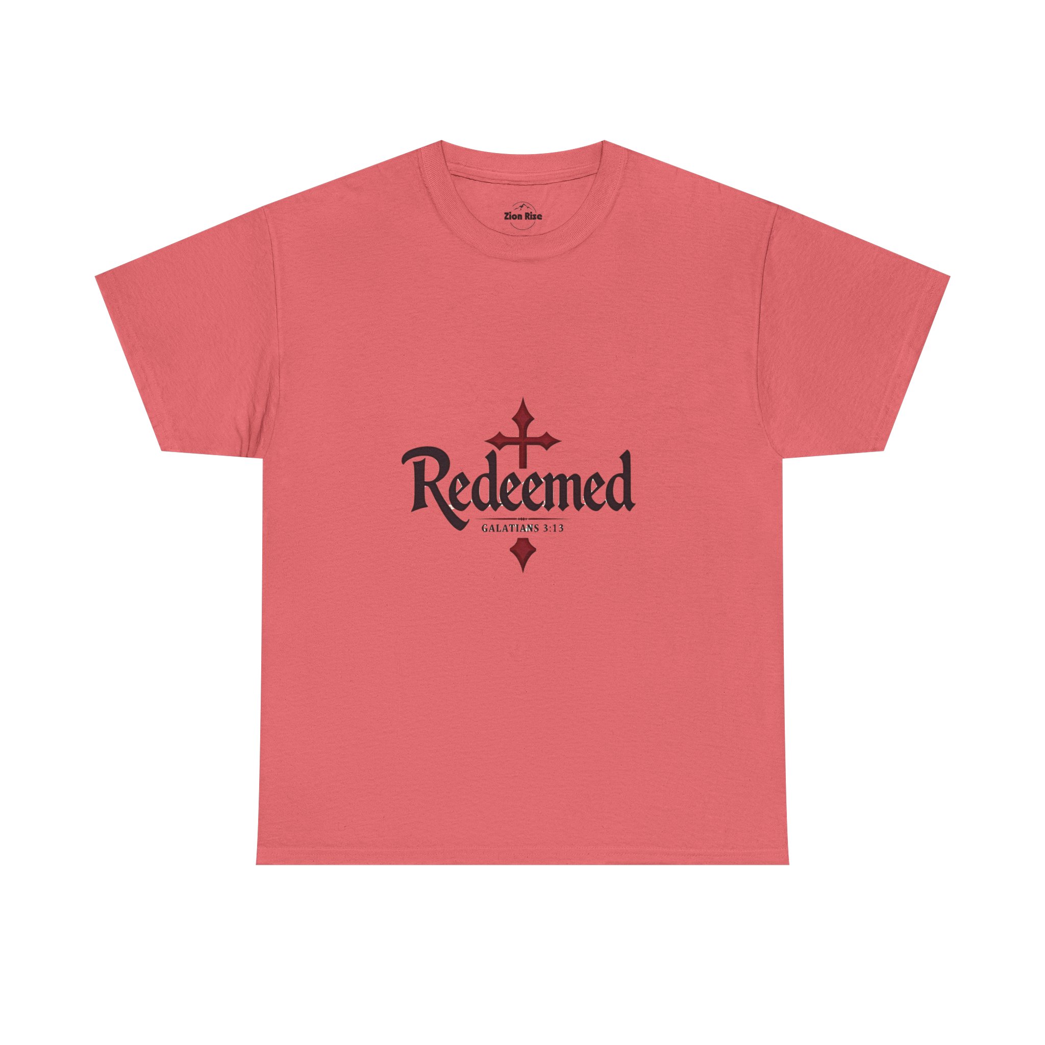 Christian, Faith Inspired, Redeemed, Unisex Heavy Cotton Tee - Image 6