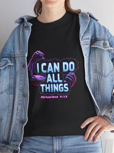 I Can Do All Things Tee | Philippians 4:13 Christian Faith Shirt