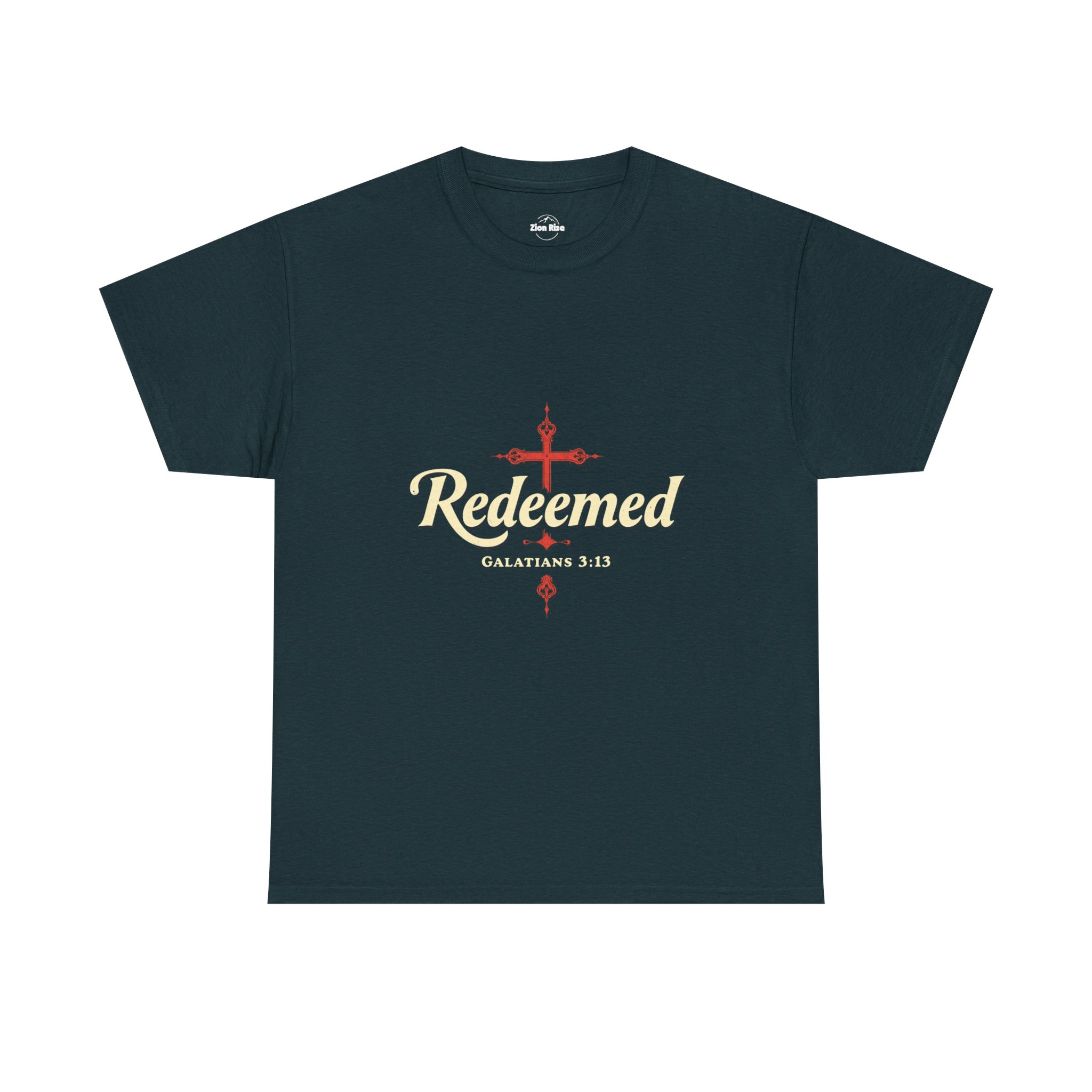 Christian, Faith Inspired, Redeemed, Unisex Heavy Cotton Tee - Image 8