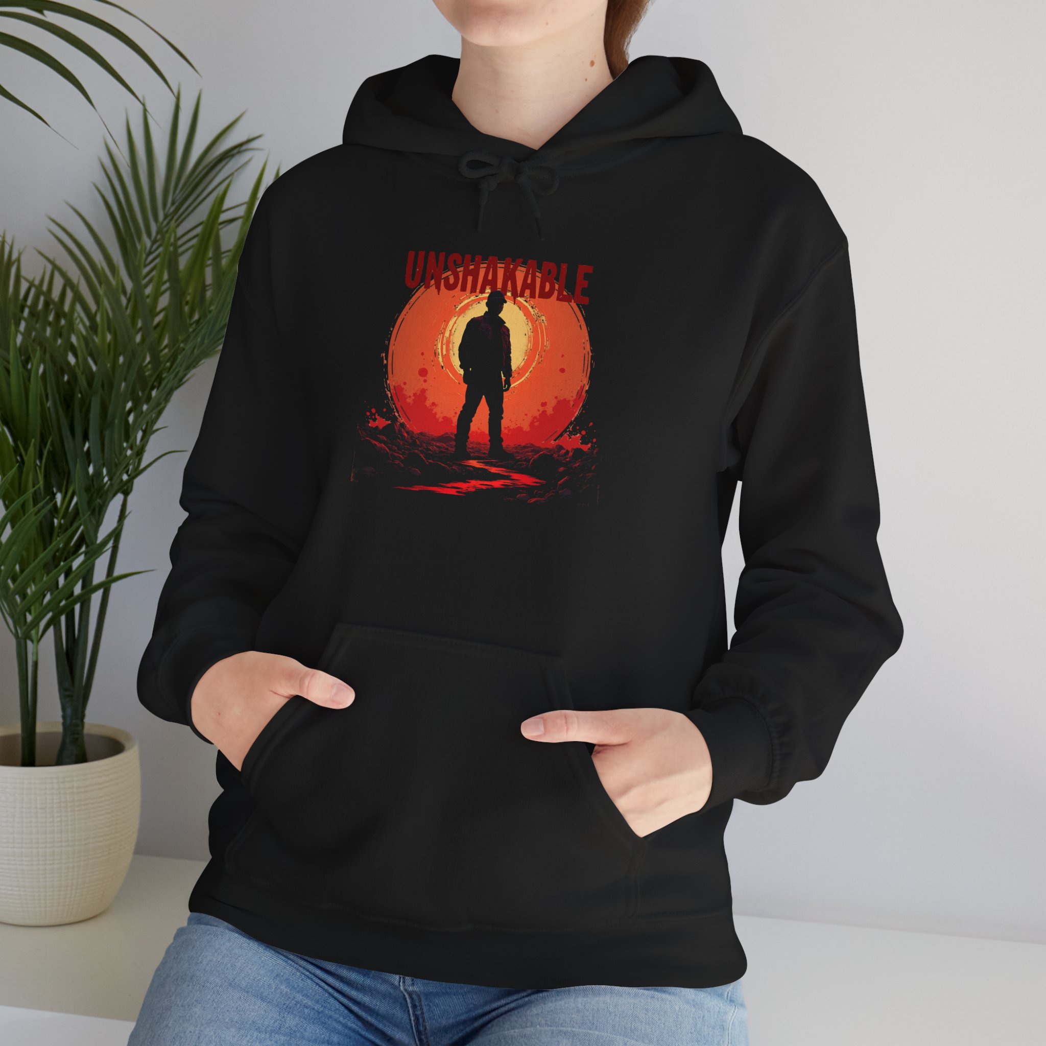 Faith-inspired, Christian, Unshakable, Unisex Heavy Blend™ Hooded Sweatshirt