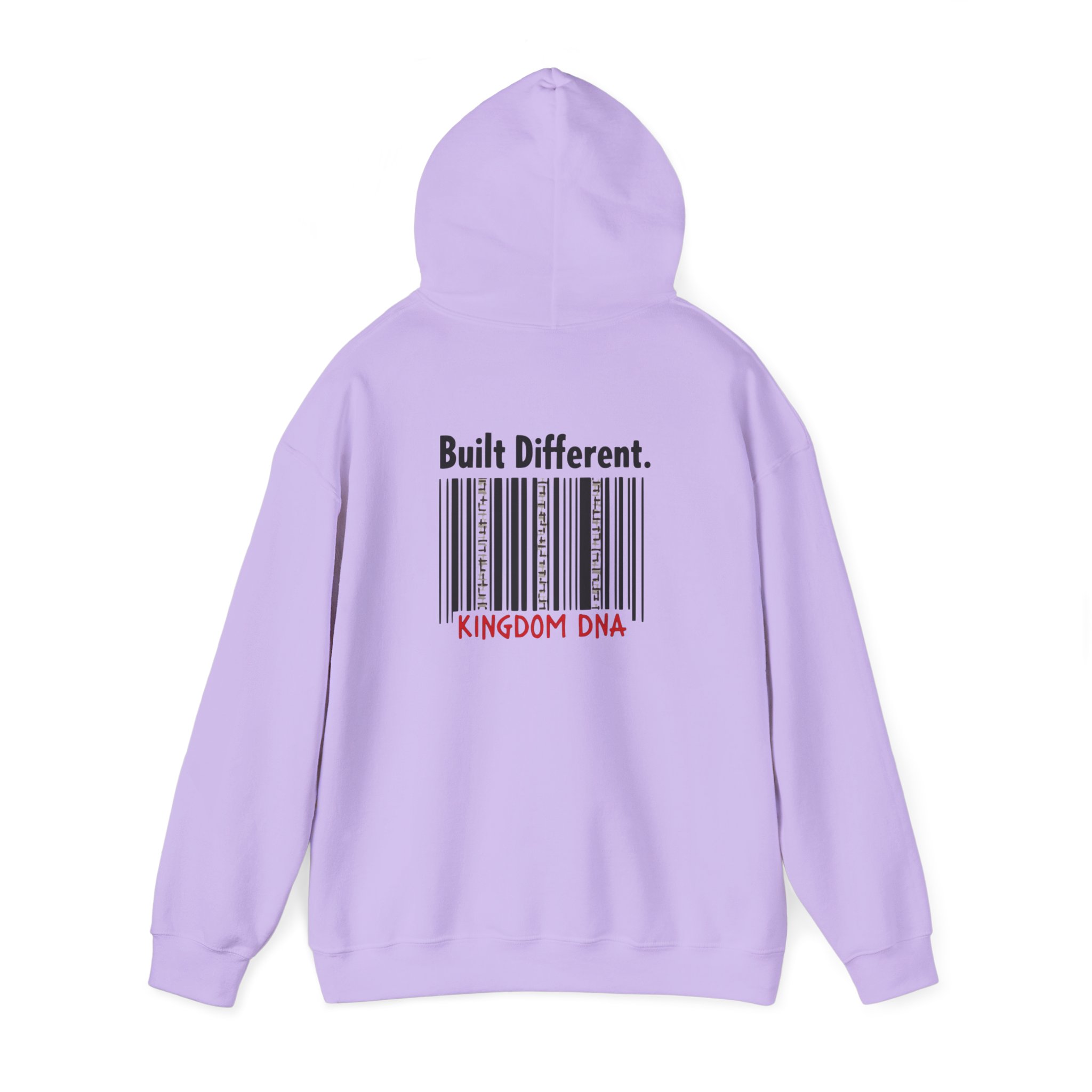 Built Different Hoodie - Unisex Heavy Blend Pullover, Casual Streetwear, Gift for Him/Her, Unique Bar Code Design, Everyday Comfort - Image 11