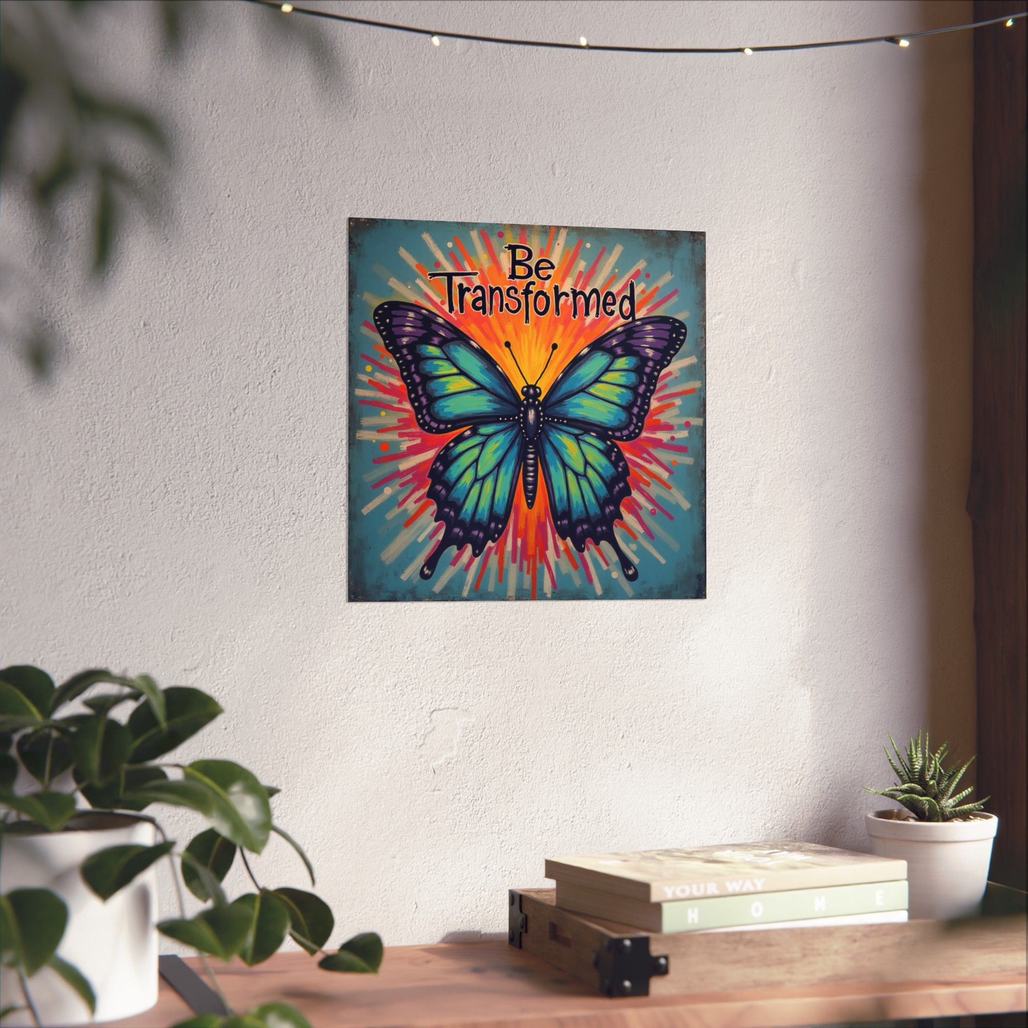 Be Transformed Butterfly Poster | Matte Vertical Wall Art - Image 5
