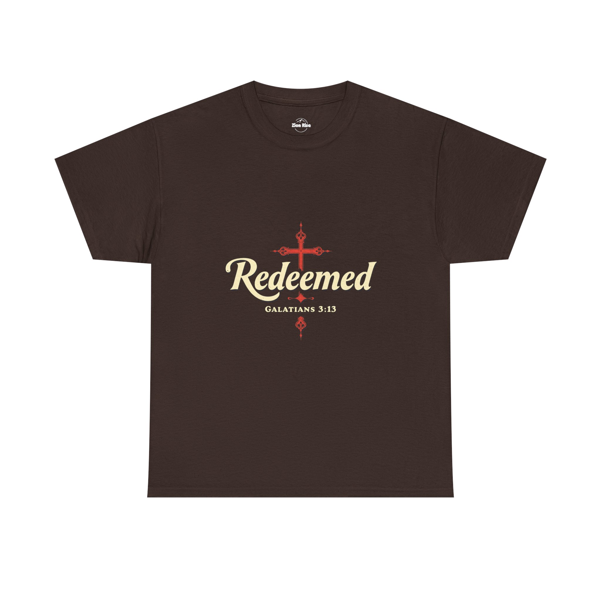 Christian, Faith Inspired, Redeemed, Unisex Heavy Cotton Tee - Image 6