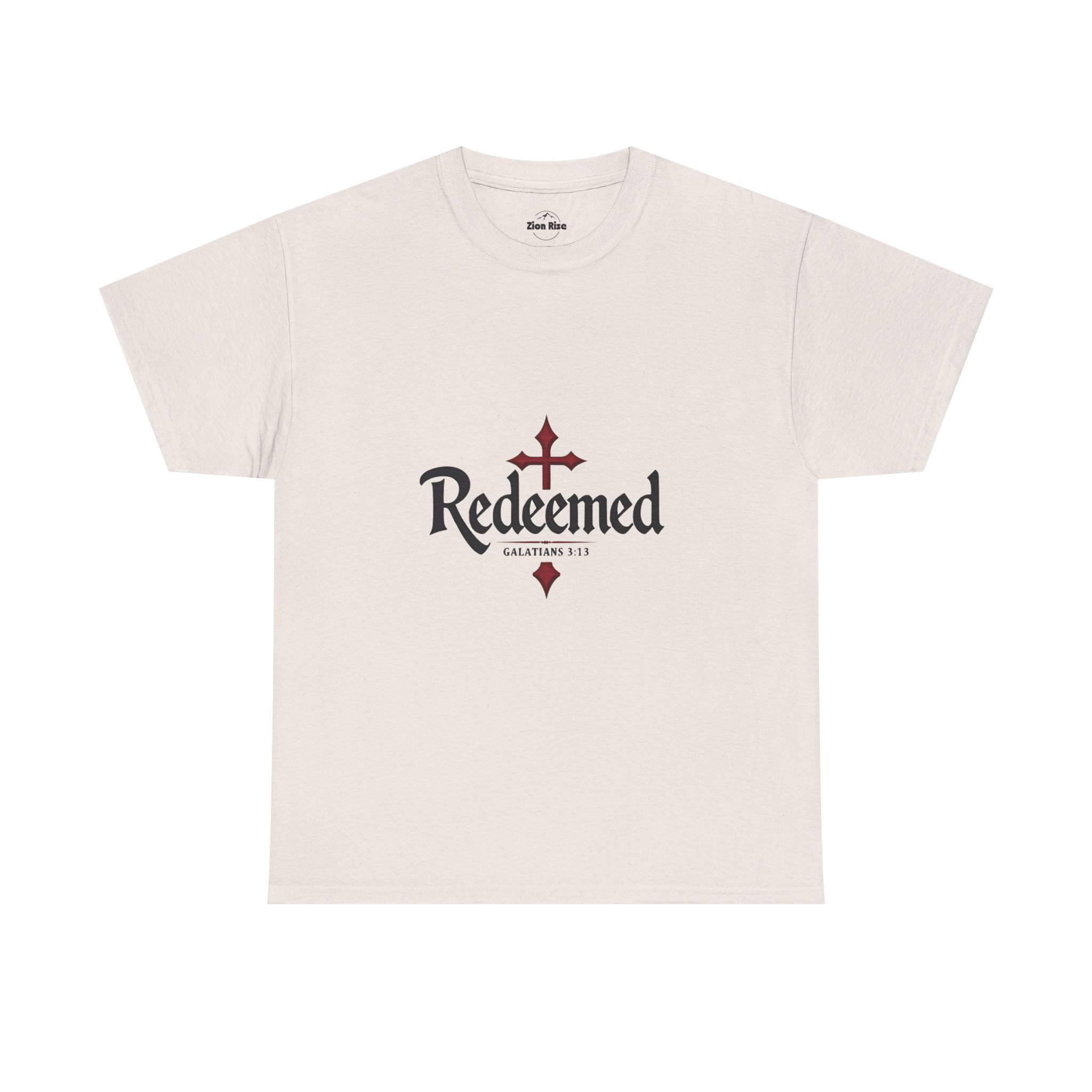 Christian, Faith Inspired, Redeemed, Unisex Heavy Cotton Tee - Image 7