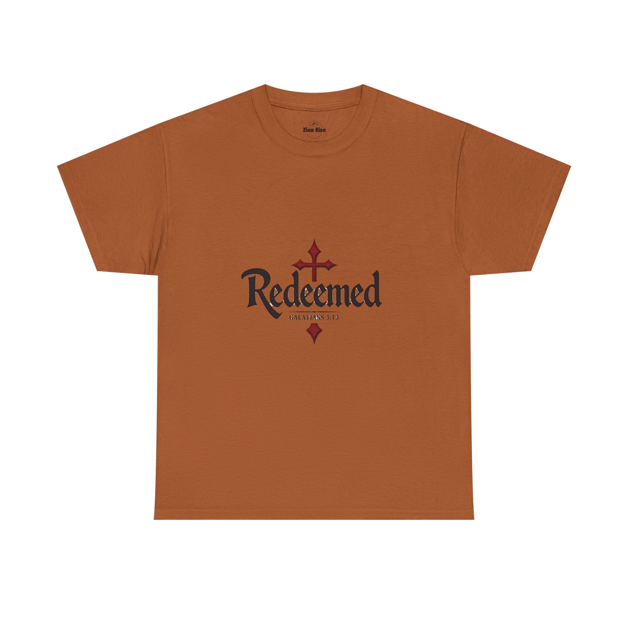 Christian, Faith Inspired, Redeemed, Unisex Heavy Cotton Tee - Image 9