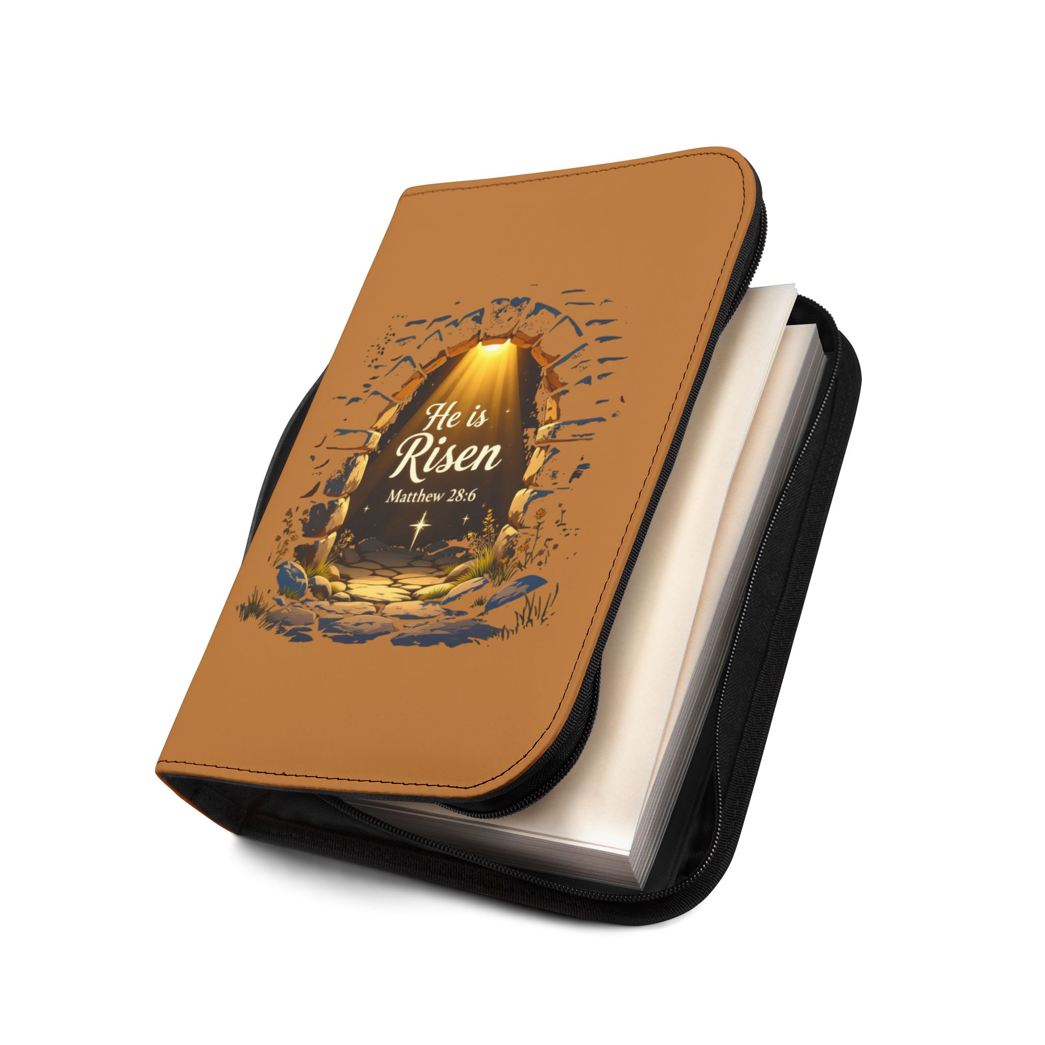 He Is Risen Matthew 28:6 Bible Cover | Easter Resurrection Design - Image 7