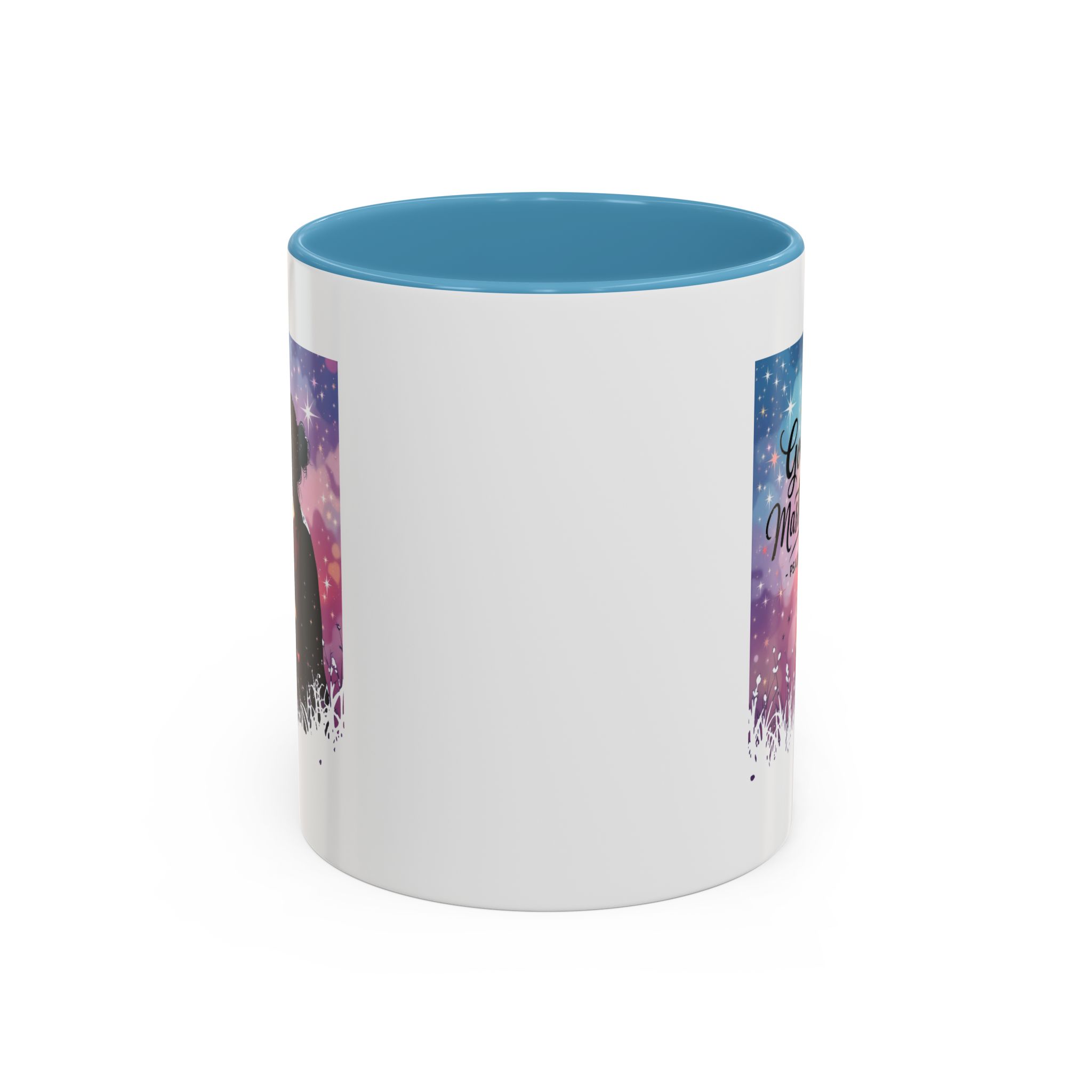 God's Masterpiece Coffee Mug | Psalm 139:14, silhouette galaxy design - Image 8