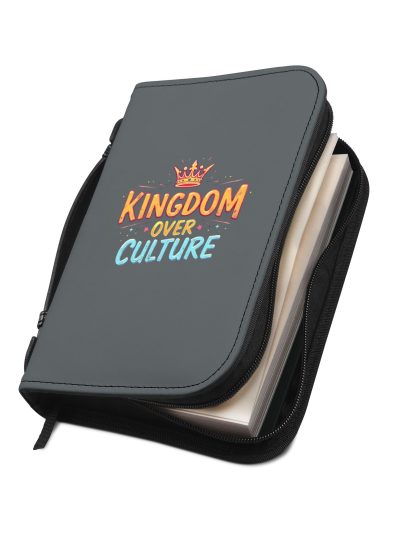 Kingdom Over Culture Bible Cover | Faithful Journal Sleeve, Scripture Case, Religious Gift, Church Accessory, Personalized Cover