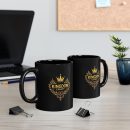 Royal Kingdom Legacy Black Coffee Mug - Unique Gift for Coffee Lovers, Personalized Mug, Tea Mug, Holiday Gift, Home Decor