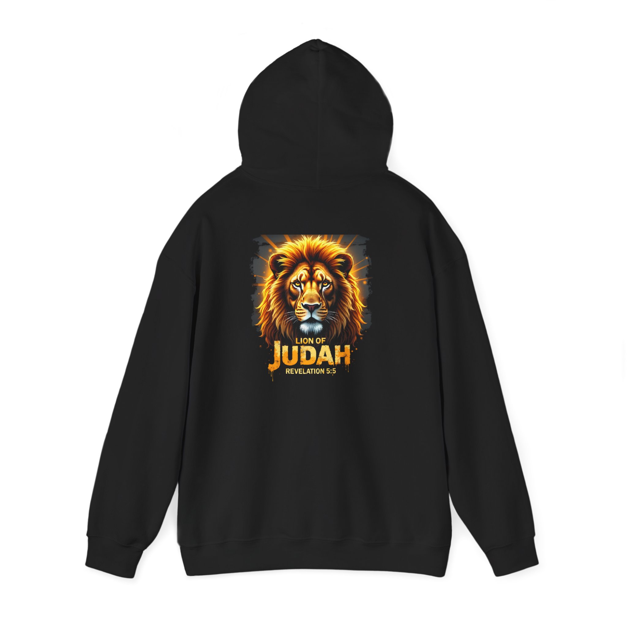 Lion of Judah Hoodie | Christian Lion Graphic, Revelation 5:5 - Image 3