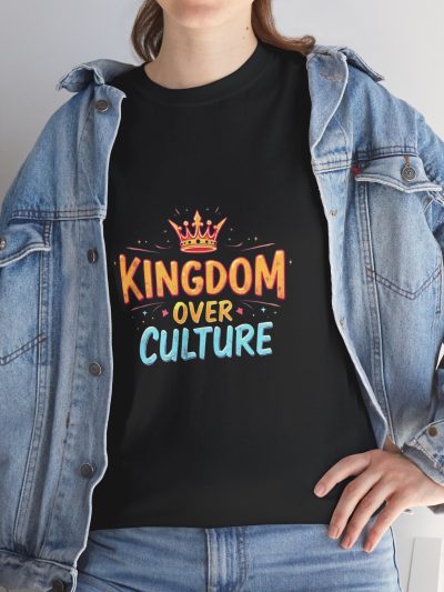 Kingdom Over Culture Tee | Unisex Cotton T-Shirt, Casual Wear, Streetwear Style, Gift for Music Lovers, Statement Piece