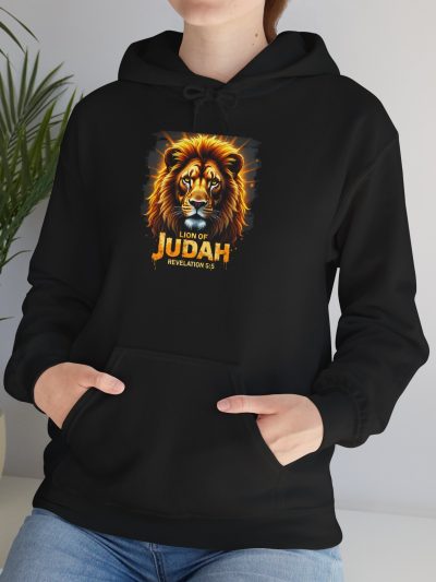 Lion of Judah Hoodie | Lion Graphic Sweatshirt, Scripture Design