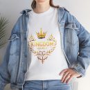 Kingdom Legacy Unisex Heavy Cotton Tee - Trendy Graphic Tee, Casual Style, Gift for Rebels, Everyday Wear, Unique Fashion Statement
