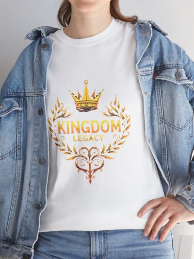 Kingdom Legacy Unisex Heavy Cotton Tee - Trendy Graphic Tee, Casual Style, Gift for Rebels, Everyday Wear, Unique Fashion Statement