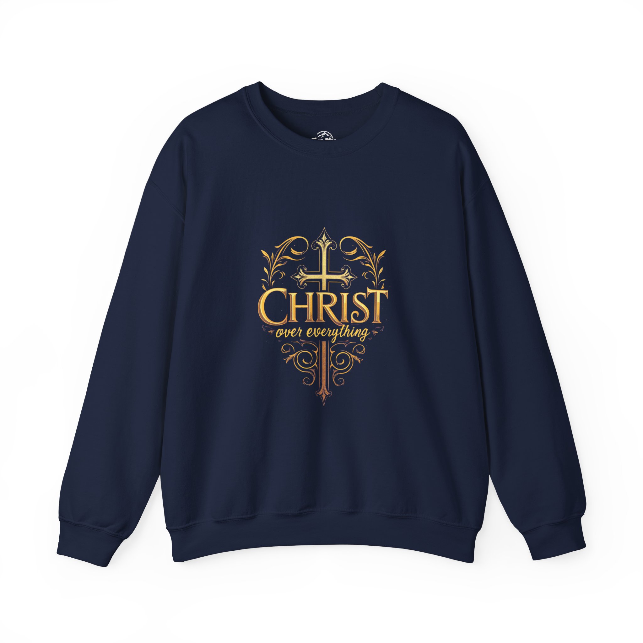 Christ Over Everything Crewneck Sweatshirt - Cozy Christian Apparel for Faith Lovers, Unisex Gift for Holidays, Church Events, Everyday Wear - Image 10