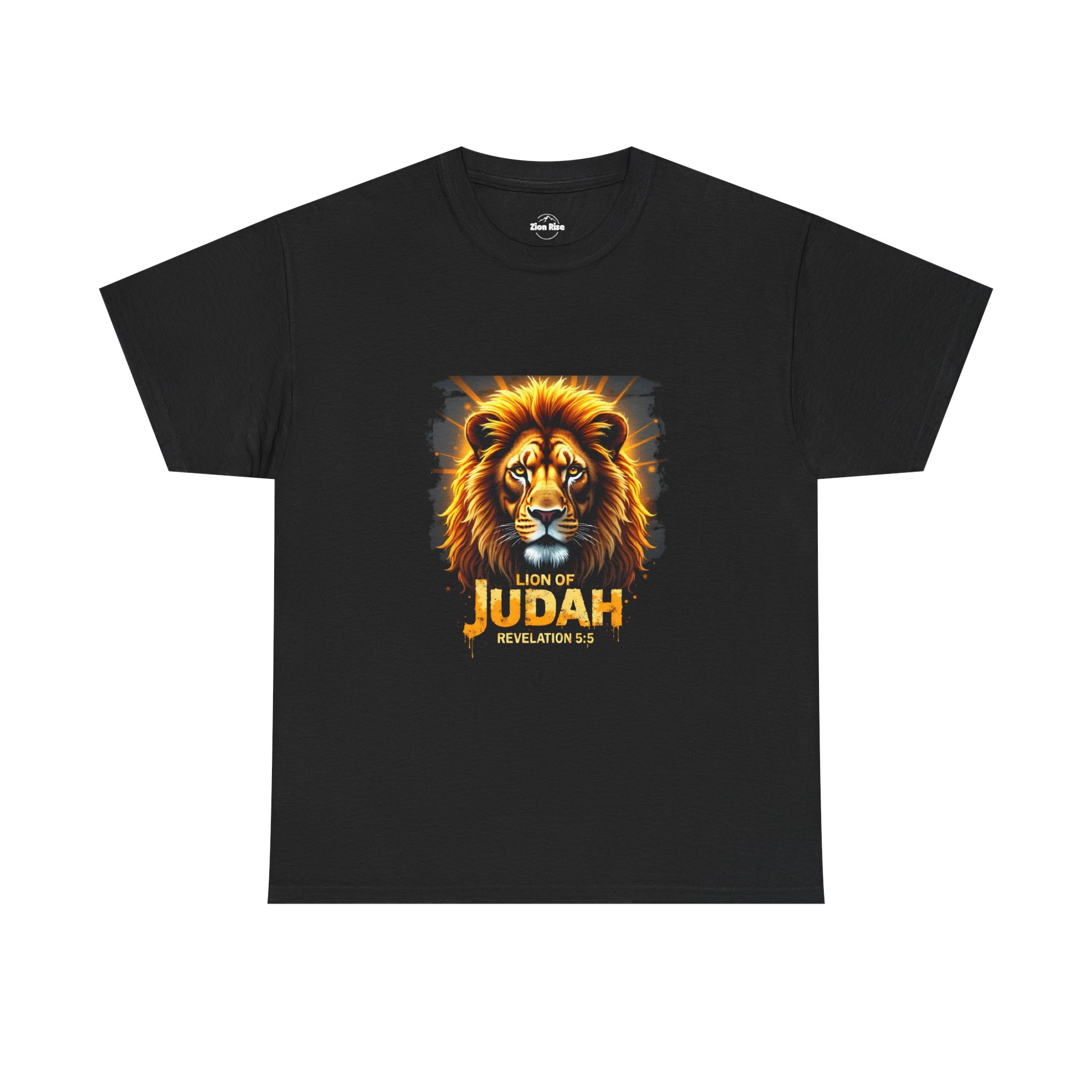 Lion of Judah T-Shirt | Religious Scripture Revelation 5:5 Graphic Tee - Image 3