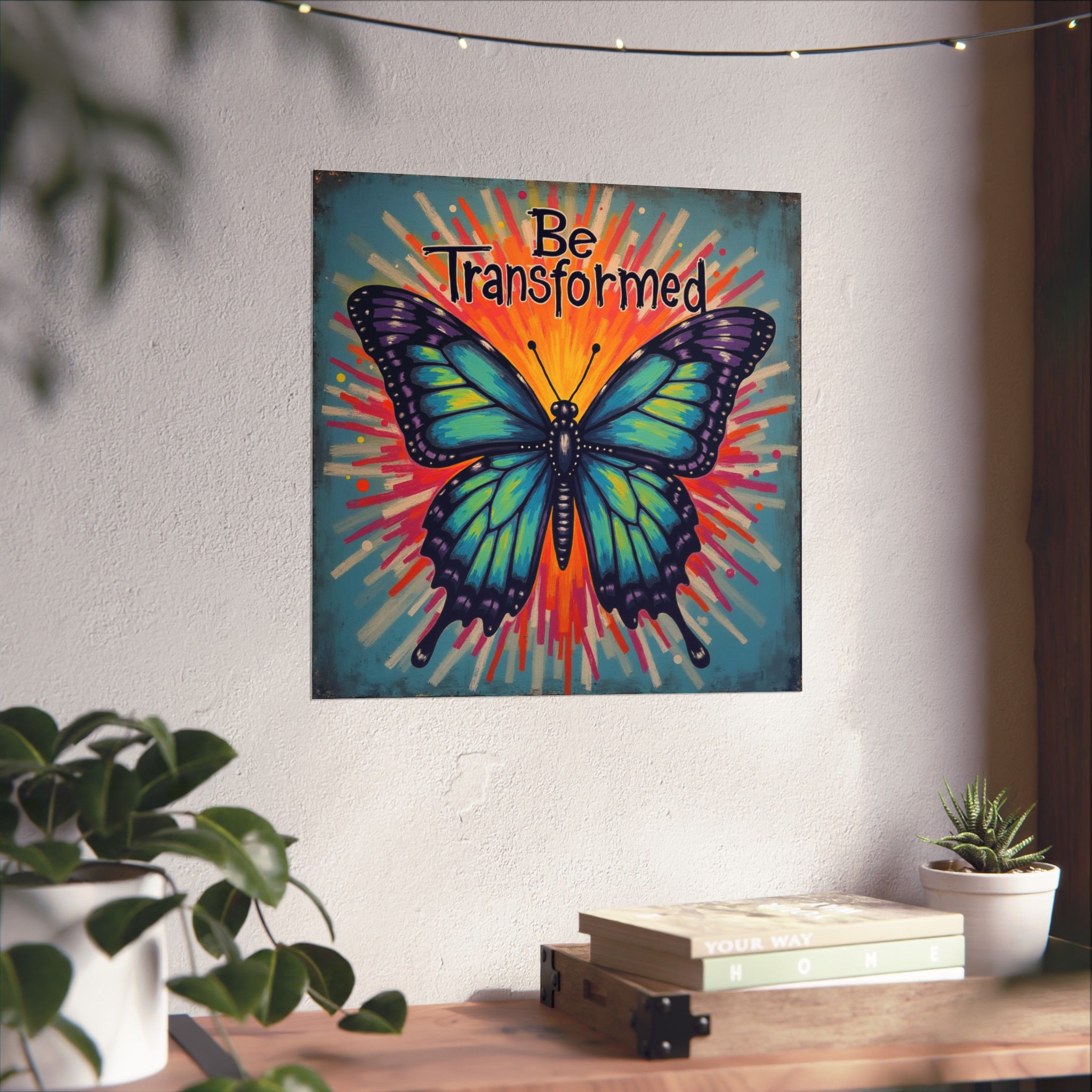 Be Transformed Butterfly Poster | Matte Vertical Wall Art - Image 7