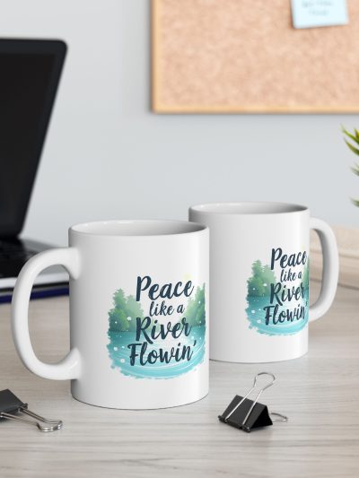 Warm your soul with this, Calming Nature Ceramic Mug, Birthday gift