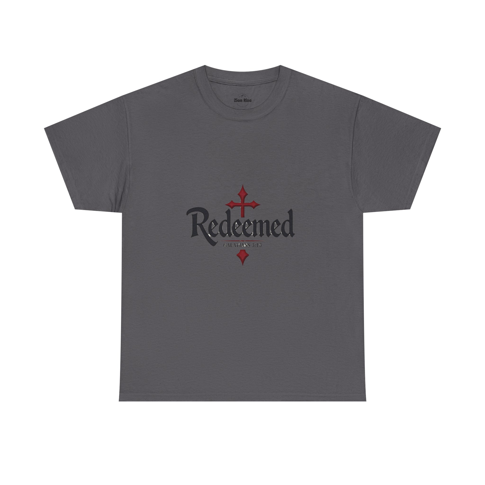 Christian, Faith Inspired, Redeemed, Unisex Heavy Cotton Tee - Image 13