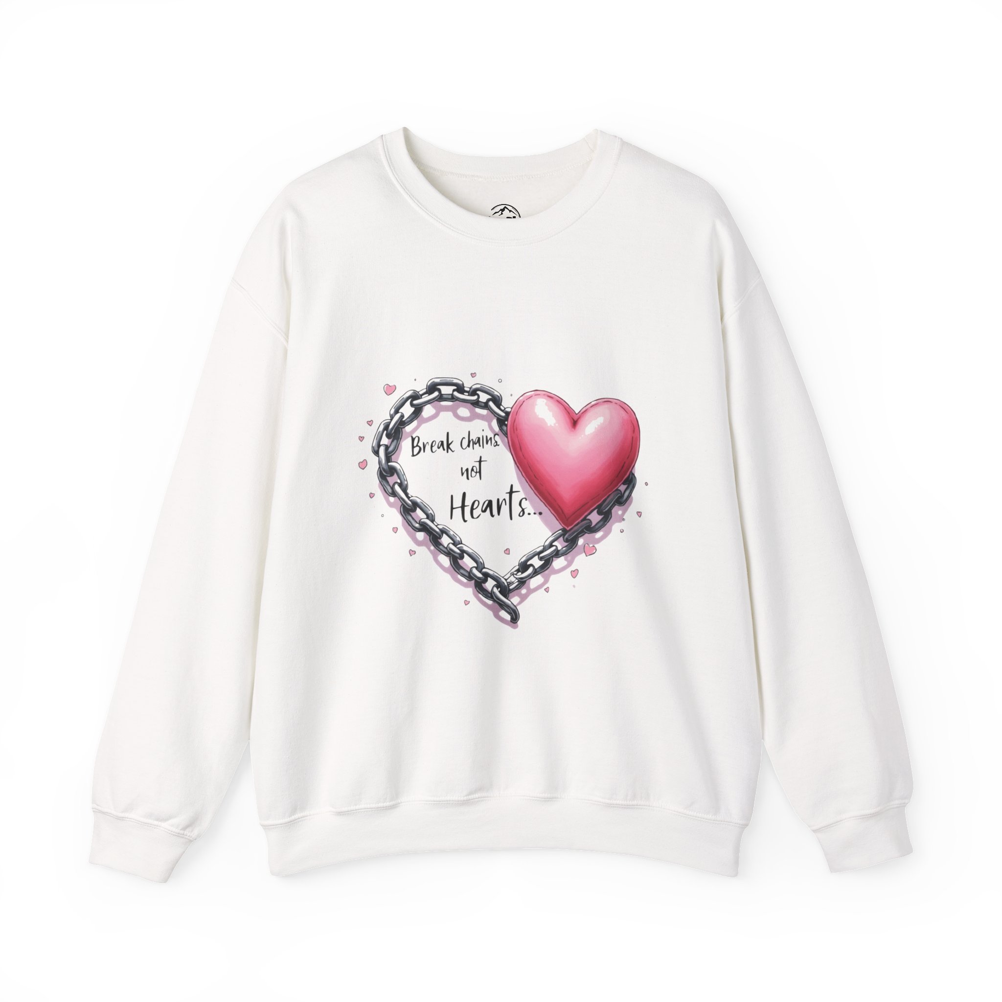 Heartfelt Unisex Sweatshirt - Break Hearts, Cozy Gift, Casual Wear, Love-Inspired Apparel - Image 3