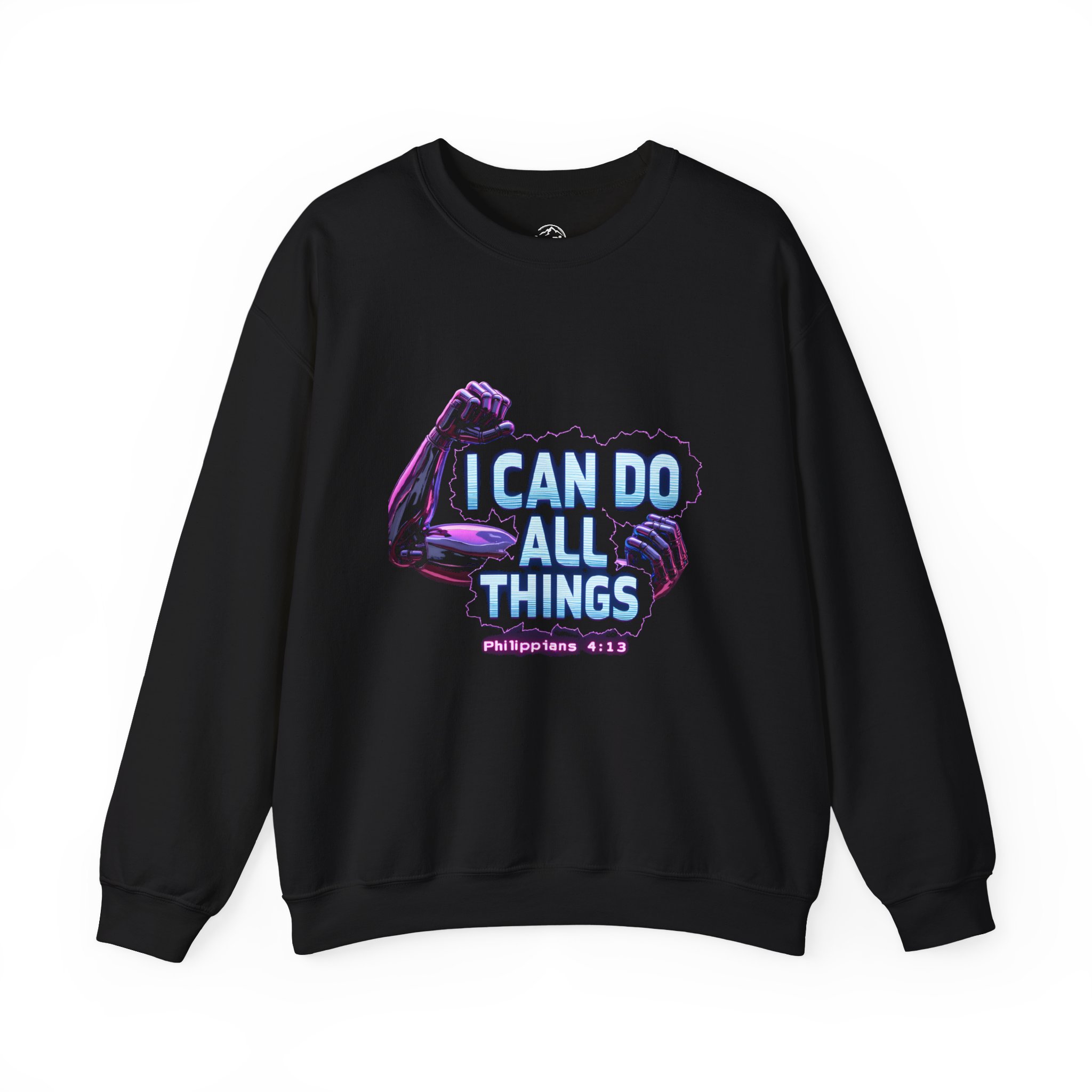 I Can Do All Things scripture crewneck | Philippians 4:13 sweatshirt - Image 3