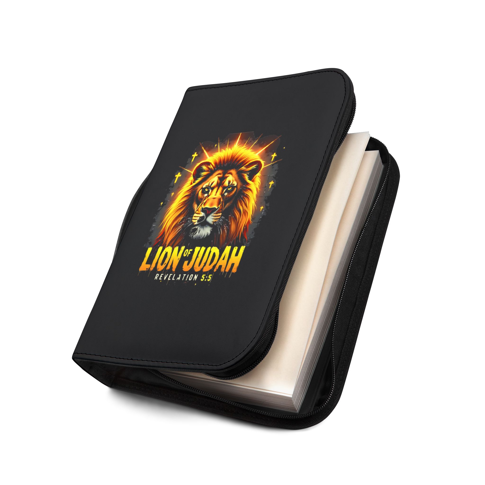 Lion of Judah Bible Cover | Revelation 5:5 Christian Scripture Zippered Case - Image 7