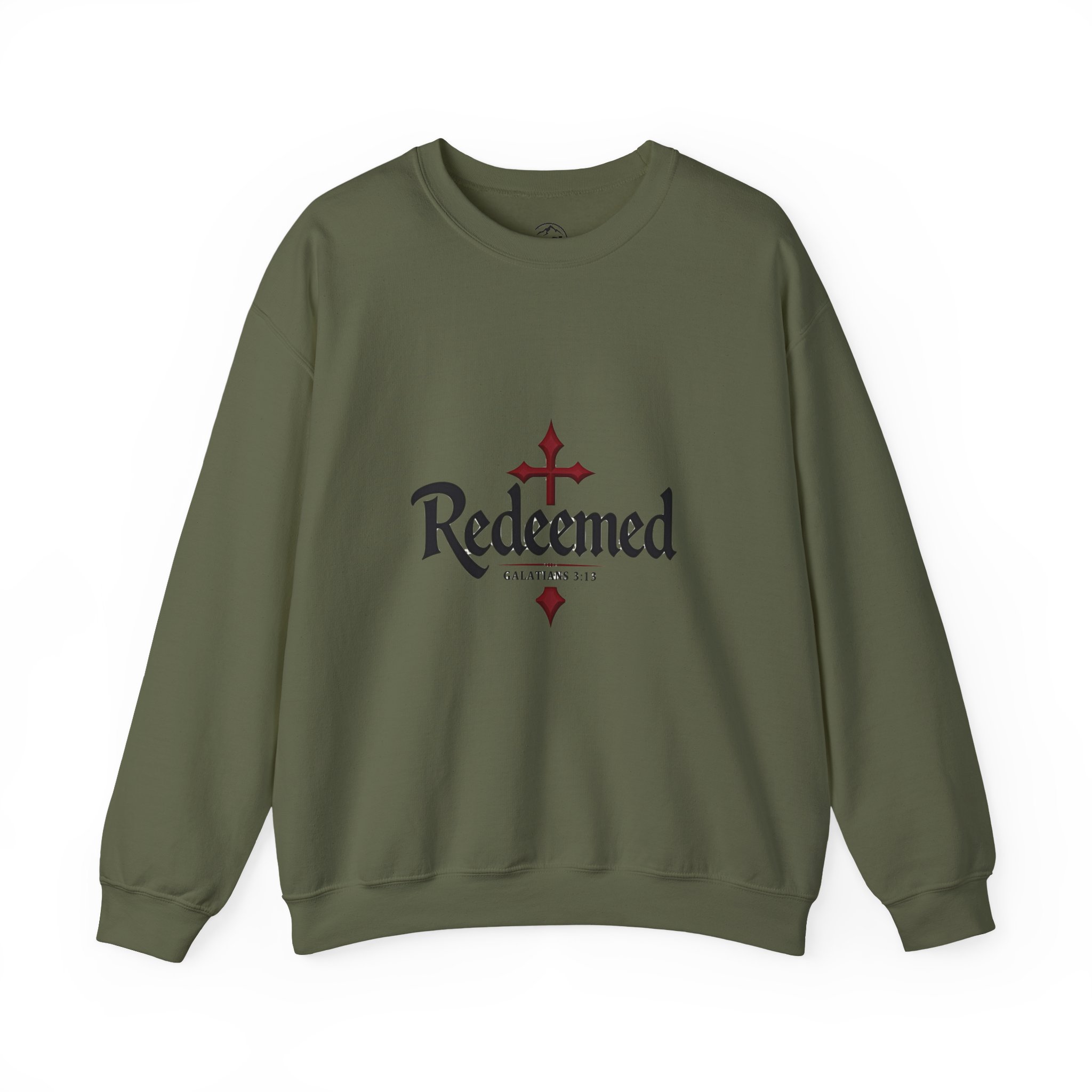 Faith Inspired, Redeemed, Unisex Heavy Blend™ Crewneck Sweatshirt - Image 8