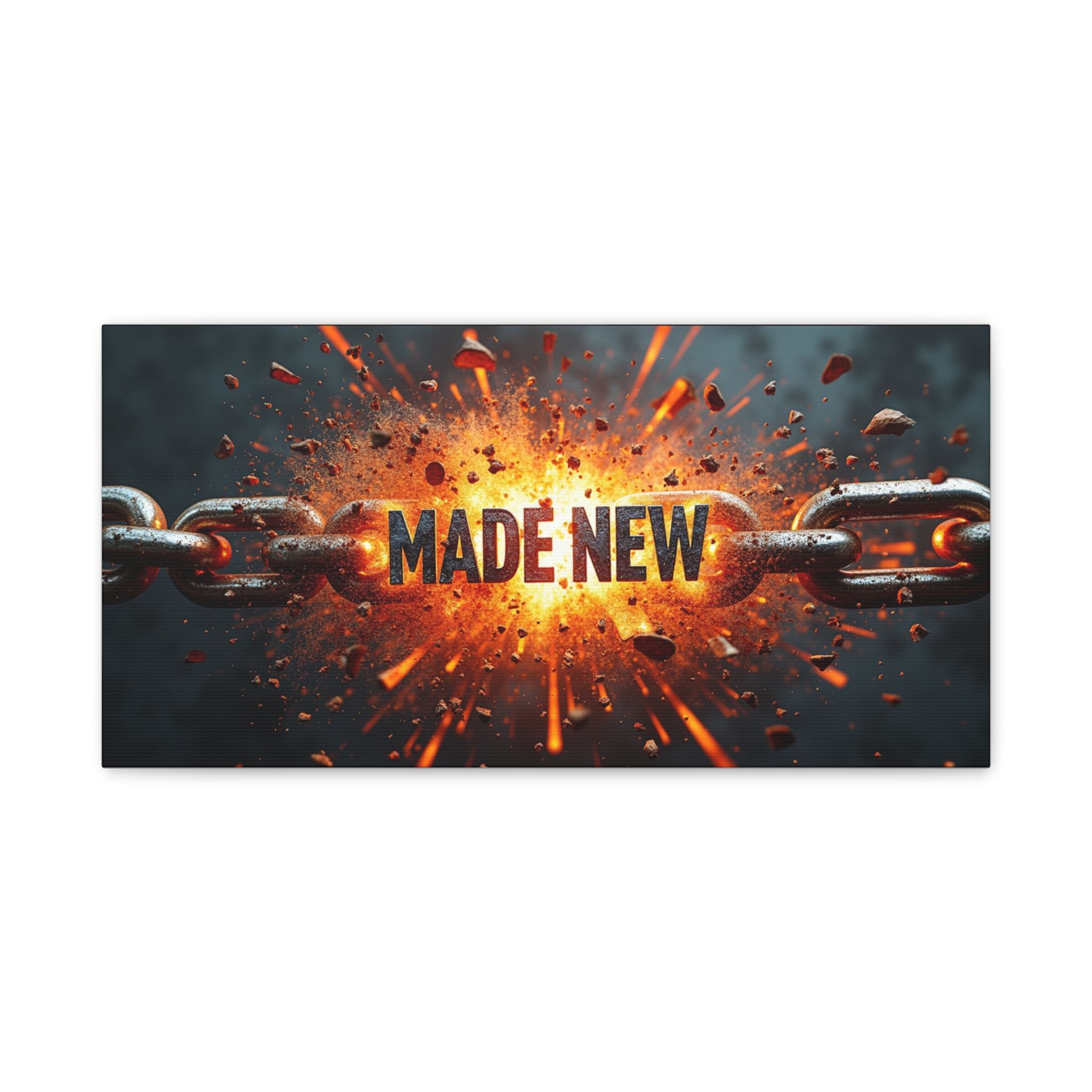 Made New Canvas Wall Art — Explosive Inspirational Typography - Image 2