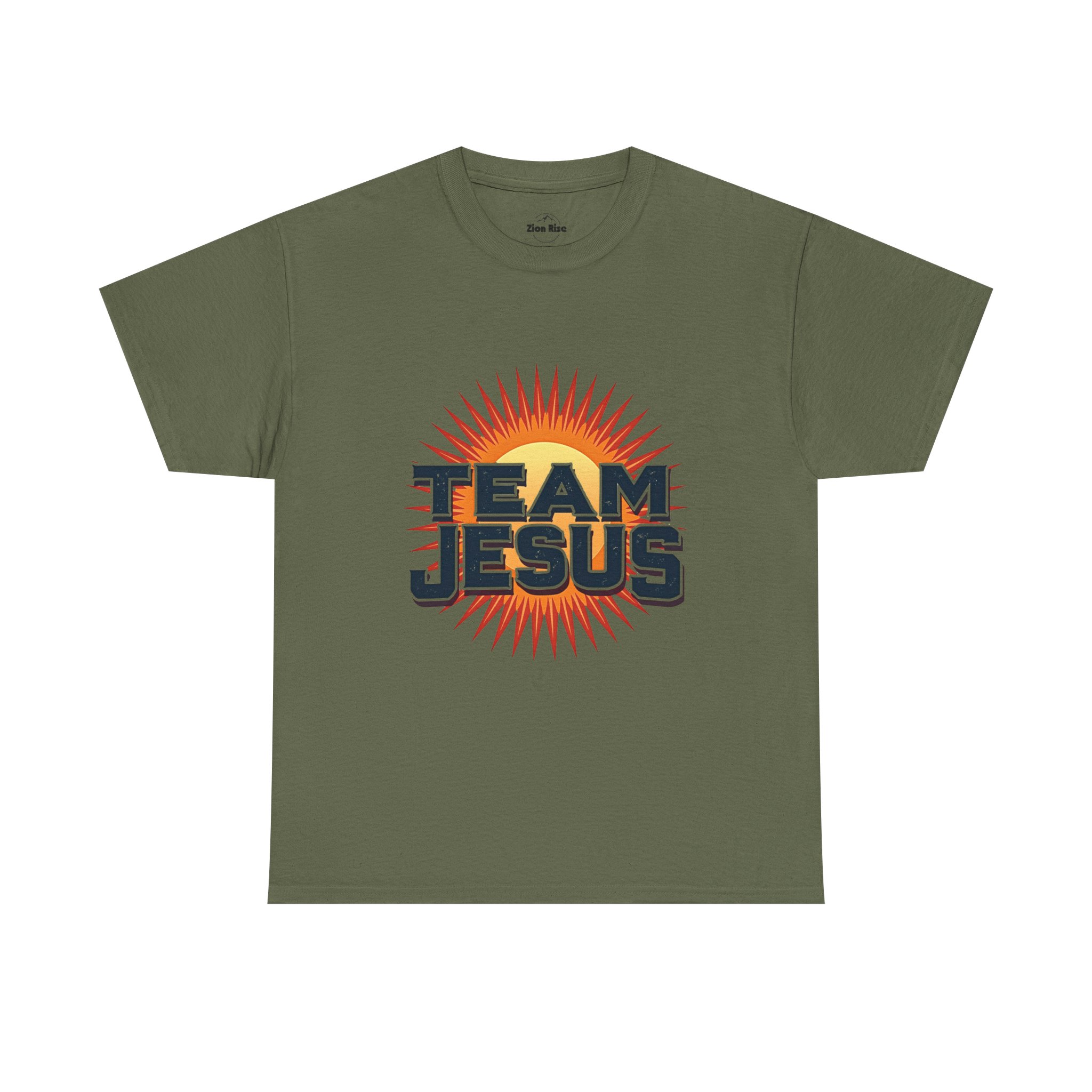 Team Jesus, Streetwear, Christian gift, Unisex Heavy Cotton Tee - Image 12