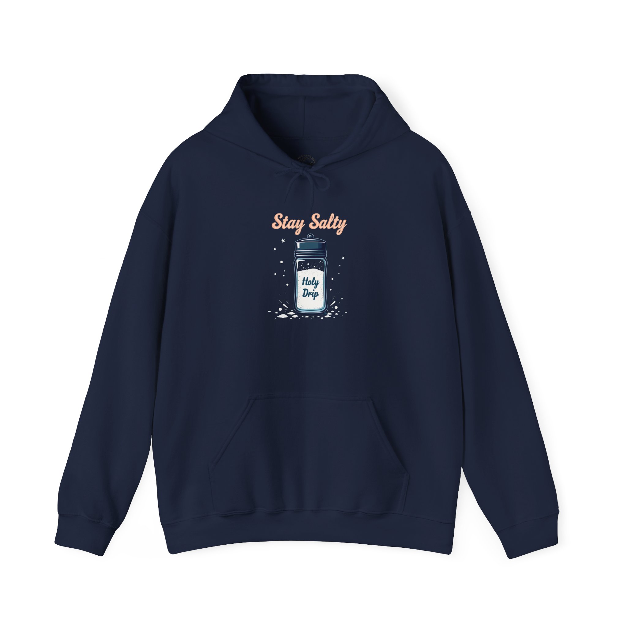 Stay Salty Hooded Sweatshirt, Cozy Unisex Sweatshirt, Funny Hoodie, Casual Wear, Gift for Sea Lovers, Beach Day Essentials - Image 8
