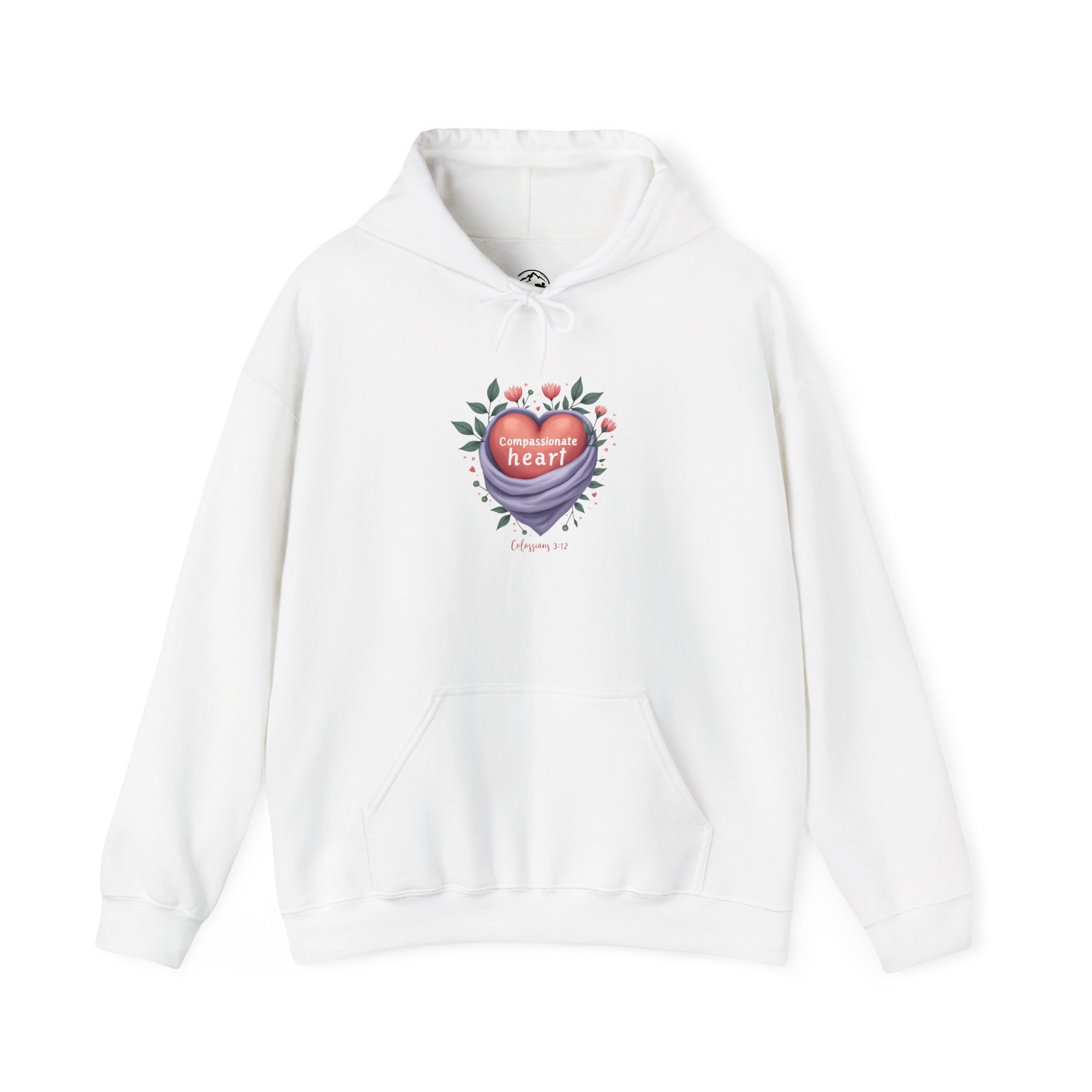 Heart Shaped Cream Puff Illustration Hoodie | Cute Pastel Valentine Sweatshirt - Image 3