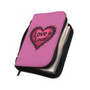Love is Loud Pink Bible Cover, Christian Gift, Church Accessory, Inspirational Literature, Faith-Based Journaling