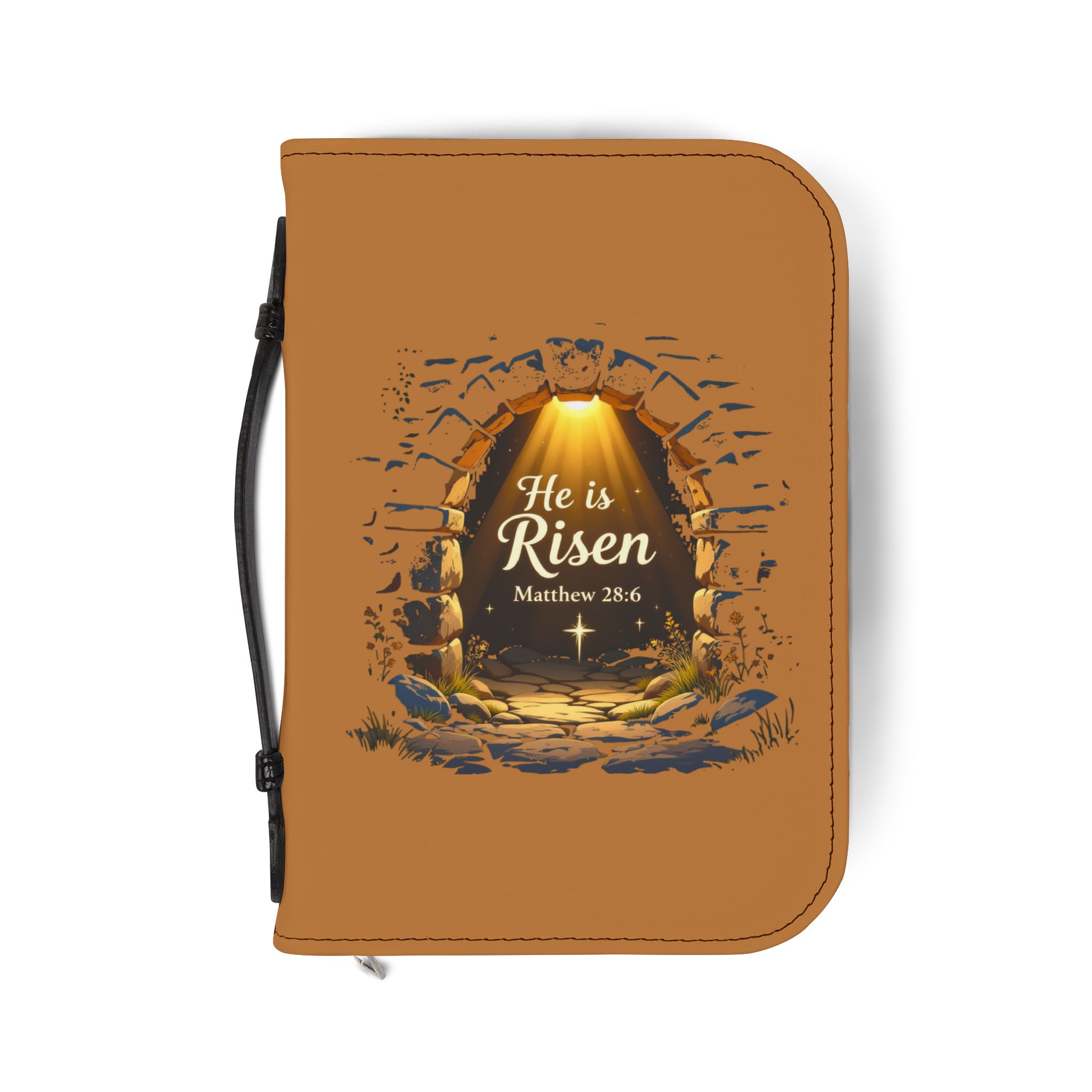 He Is Risen Matthew 28:6 Bible Cover | Easter Resurrection Design - Image 2