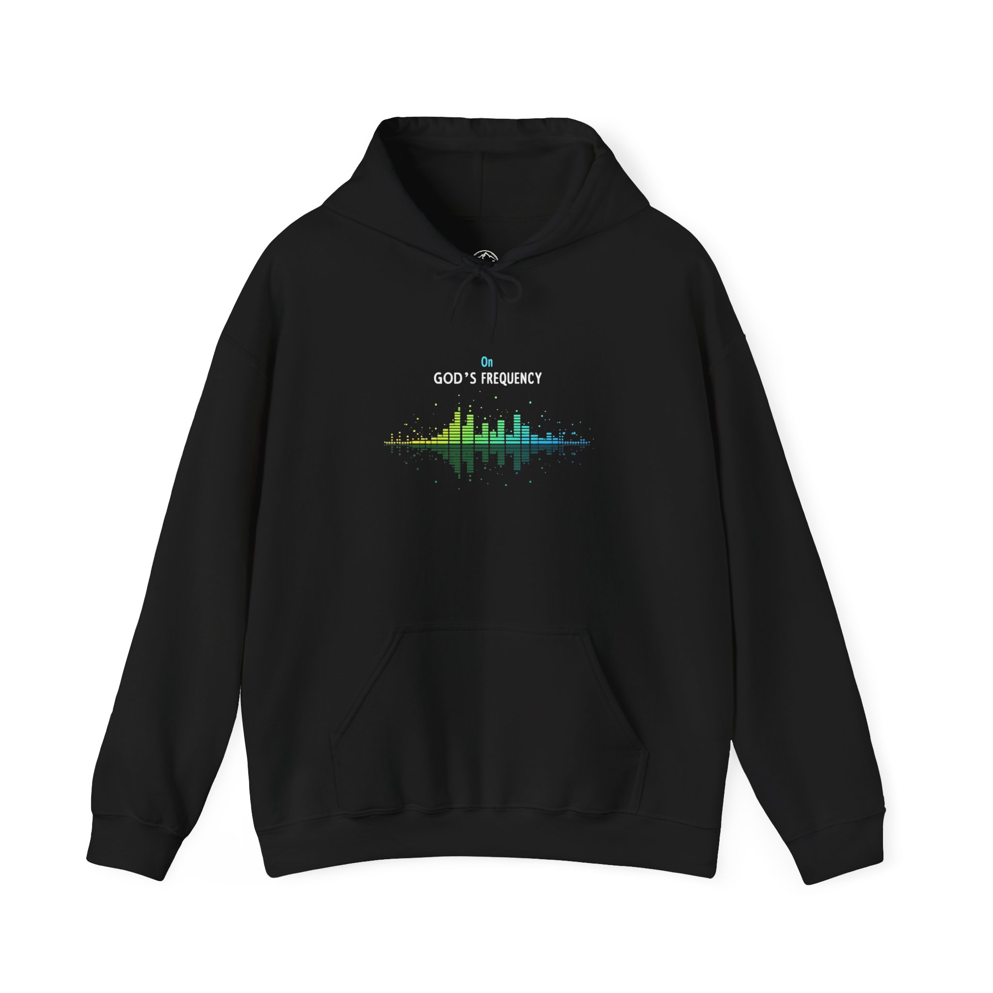 God's Frequency Hoodie | Unisex Heavy Blend, Comfortable Streetwear, Trendy Gift, Music Lover Apparel, Spiritual Vibes - Image 3