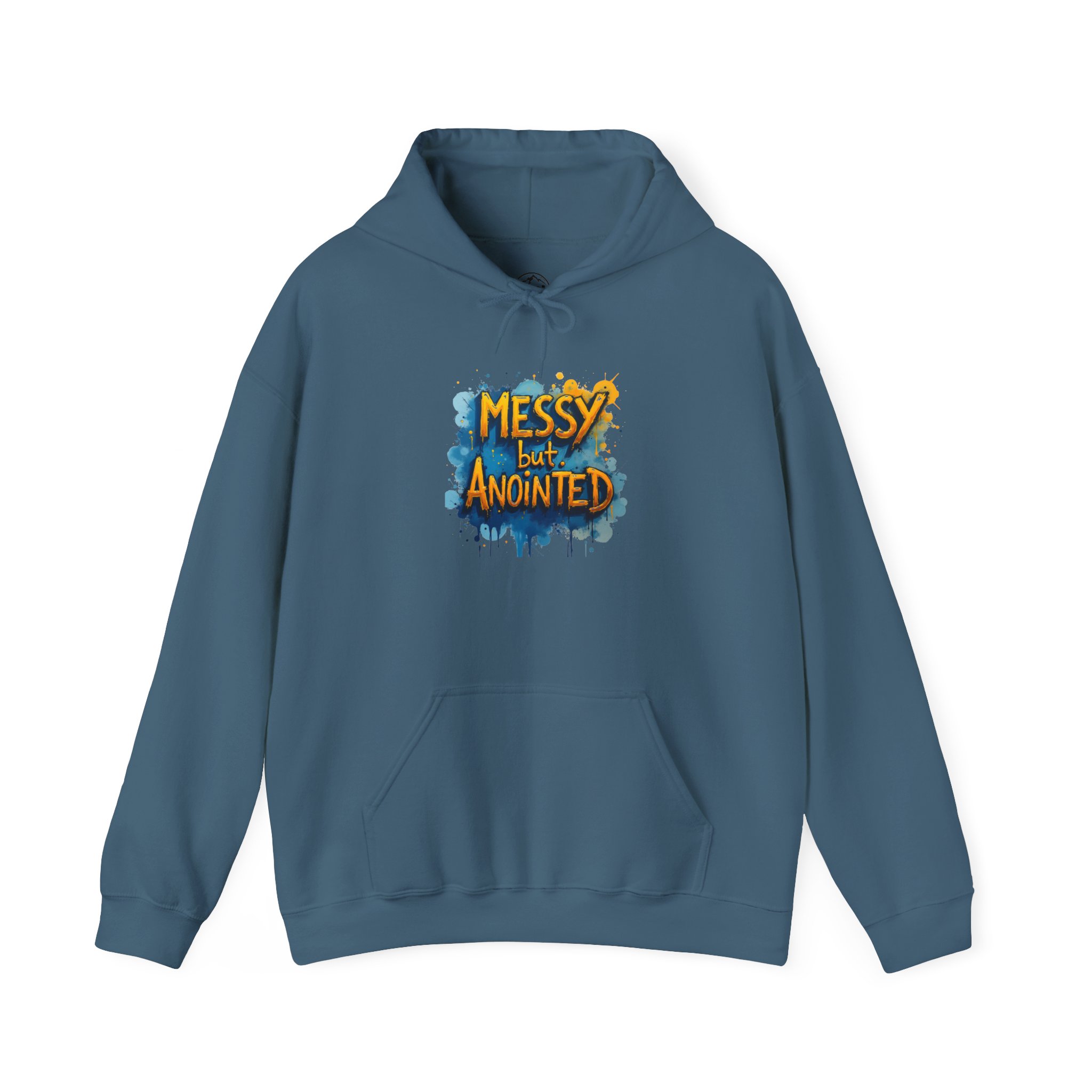 Messy but Anointed Hoodie - Unisex Heavy Blend Sweatshirt, Cozy Gift, Inspirational Apparel, Church Events, Casual Wear - Image 14