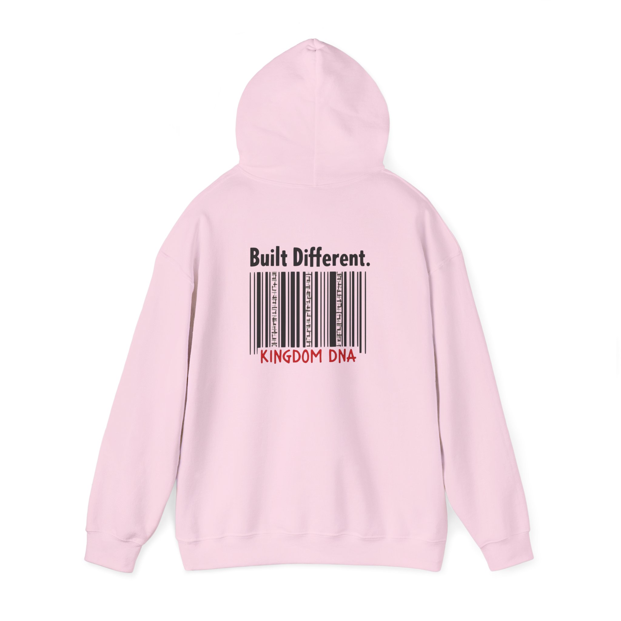 Built Different Hoodie - Unisex Heavy Blend Pullover, Casual Streetwear, Gift for Him/Her, Unique Bar Code Design, Everyday Comfort - Image 12