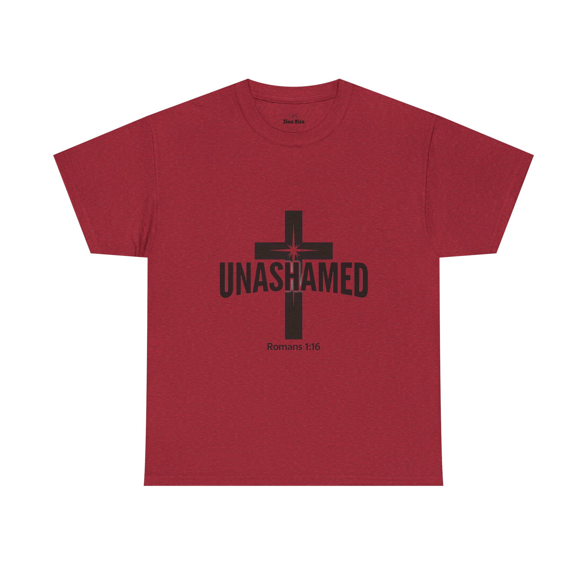 Faith Inspired, Unashamed, Unisex Heavy Cotton Tee - Image 13