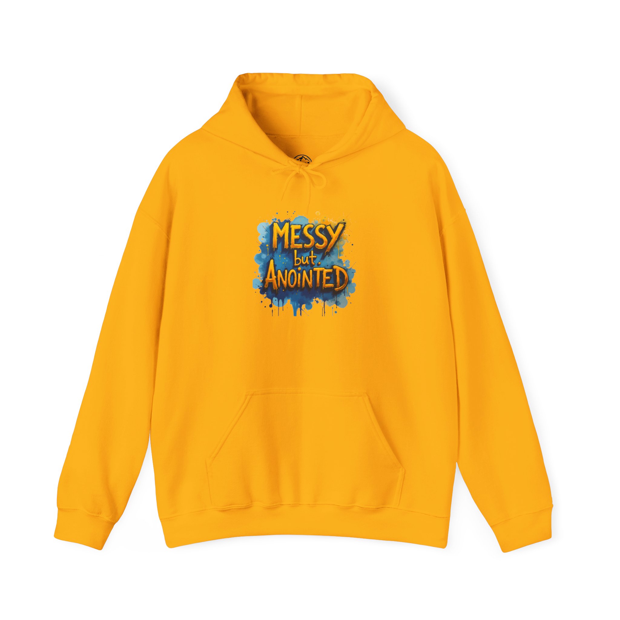 Messy but Anointed Hoodie - Unisex Heavy Blend Sweatshirt, Cozy Gift, Inspirational Apparel, Church Events, Casual Wear - Image 10
