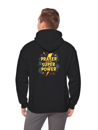 Powerful Prayer Hoodie for Superheroes, Unisex Sweatshirt, Spiritual Gift, Cozy Attire, Motivational Wear