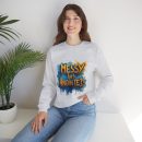 Messy but Anointed Crewneck Sweatshirt, Cozy Unisex Sweater, Inspirational Gift, Christian Apparel, Casual Streetwear