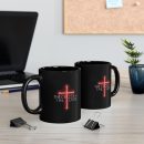 Cross-Themed Coffee Mug for Faith Reflection, Inspirational Gift, Religious Decor, 11oz & 15oz, Perfect for Daily Use or Holidays