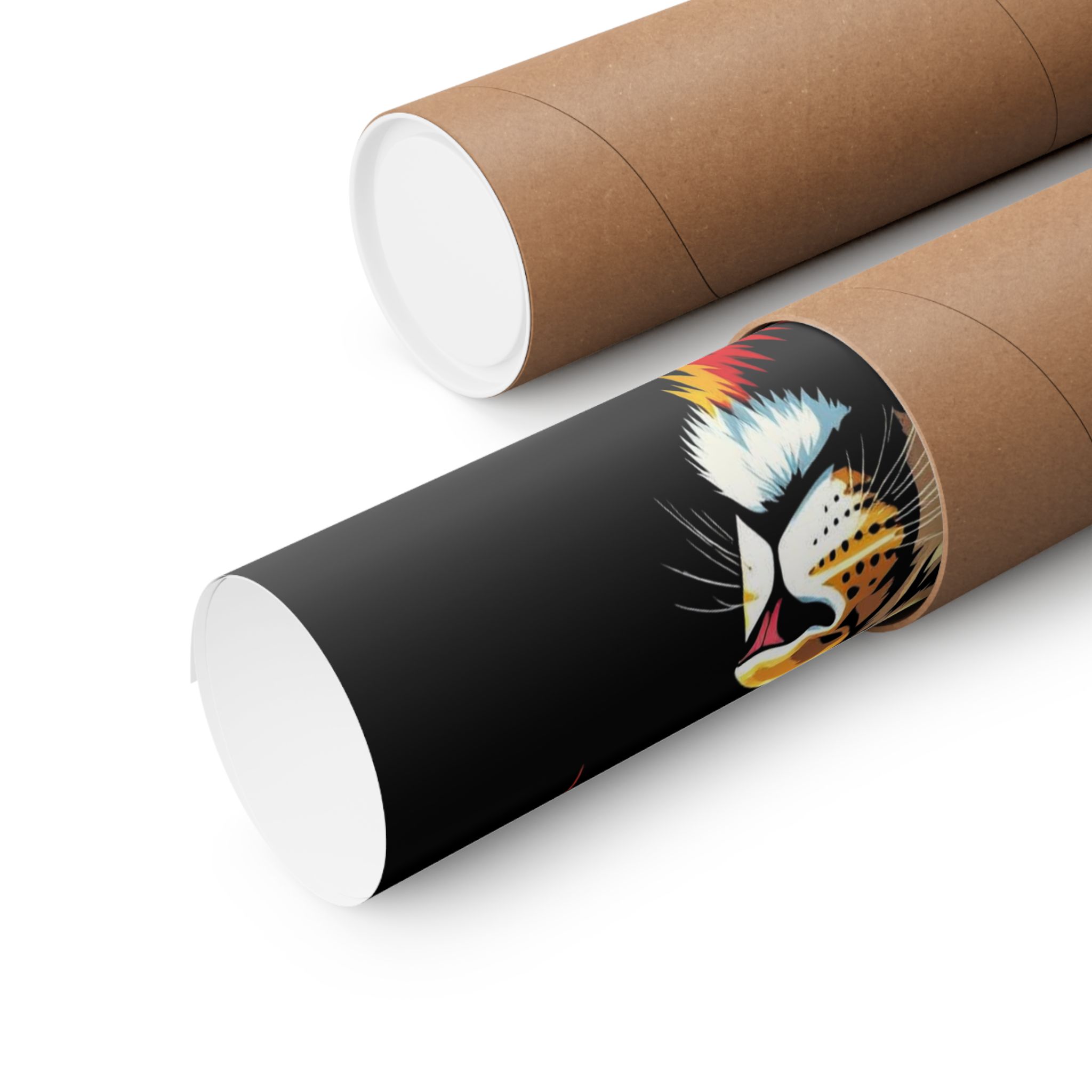 Bold as a Lion Proverbs 28:1 Poster | Matte Horizontal - Image 2