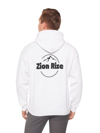 Zion Rise Graphic Hoodie: Cozy Unisex Sweatshirt for Outdoors, Hiking, Adventure Lovers, Gift for Nature Enthusiasts, Campfire Apparel